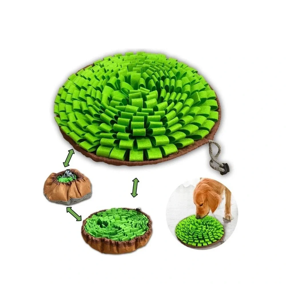 Compact Snuffle Mat for Dogs - Engaging Foraging Toy for Every Pet Adventure